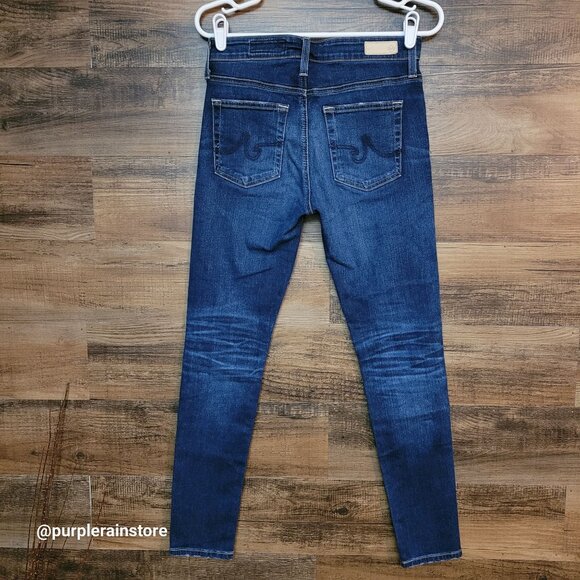 AG Adriano Goldschmied Jeans 27 Farrah Ankle Skinny High Rise Stretch Denim - Picture 2 of 11